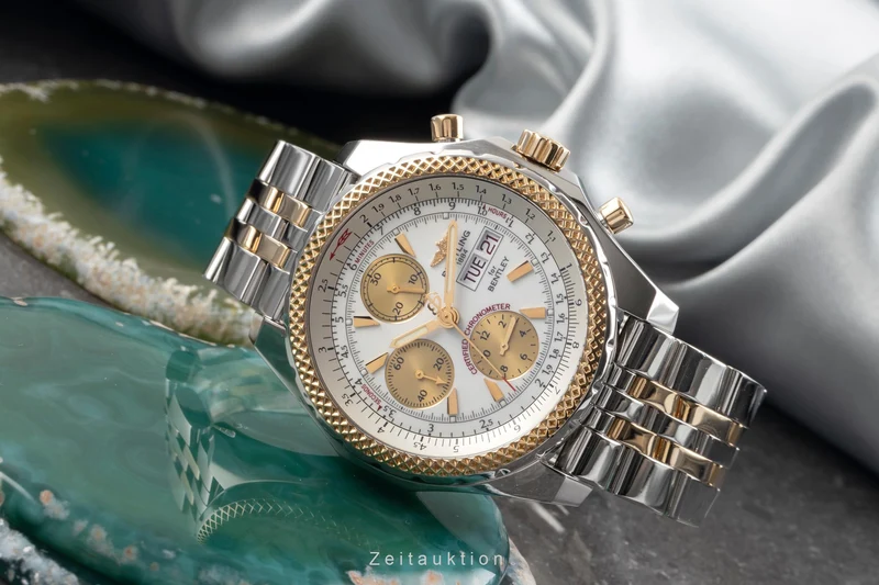 Breitling Bentley Motors chronograph steel / gold automatic men's watch D13362 [2503449]