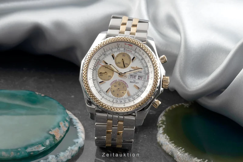 Breitling Bentley Motors chronograph steel / gold automatic men's watch D13362 [2503449]