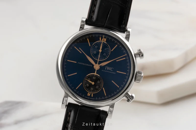 IWC Portofino chronograph steel automatic men's watch IW391404 LP: 6800EUR [2503507]