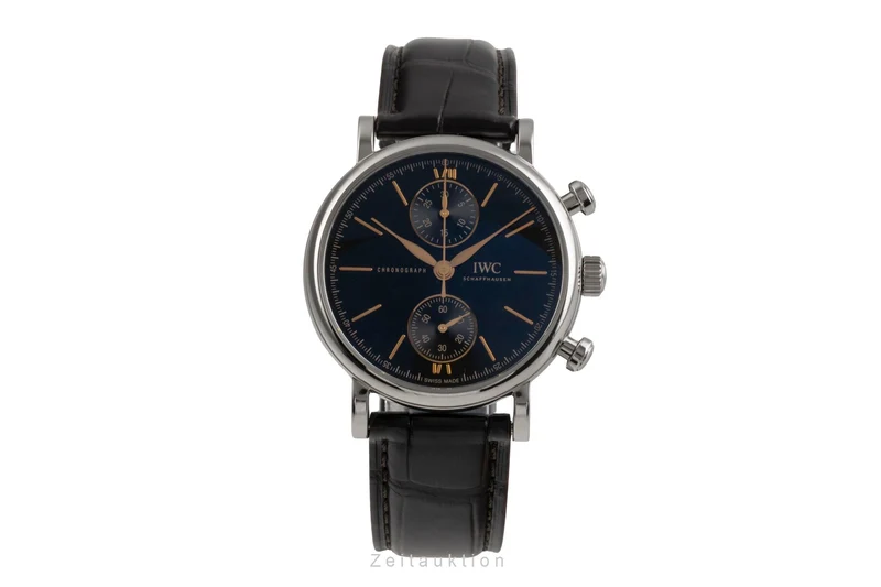 IWC Portofino chronograph steel automatic men's watch IW391404 LP: 6800EUR [2503507]