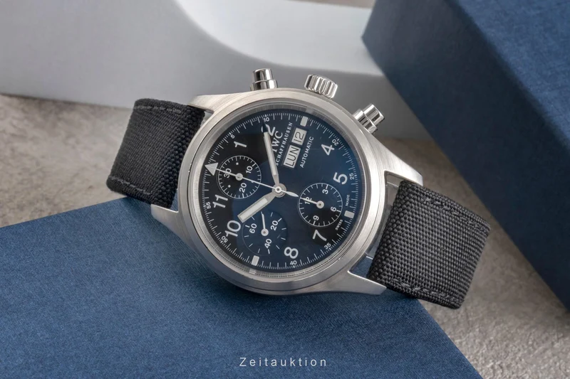 IWC Fliegerchronograph chronograph steel automatic men's watch IW370602 LP: 8300EUR [2502833]