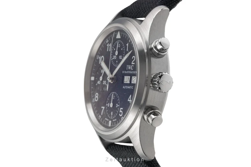 IWC Fliegerchronograph chronograph steel automatic men's watch IW370602 LP: 8300EUR [2502833]