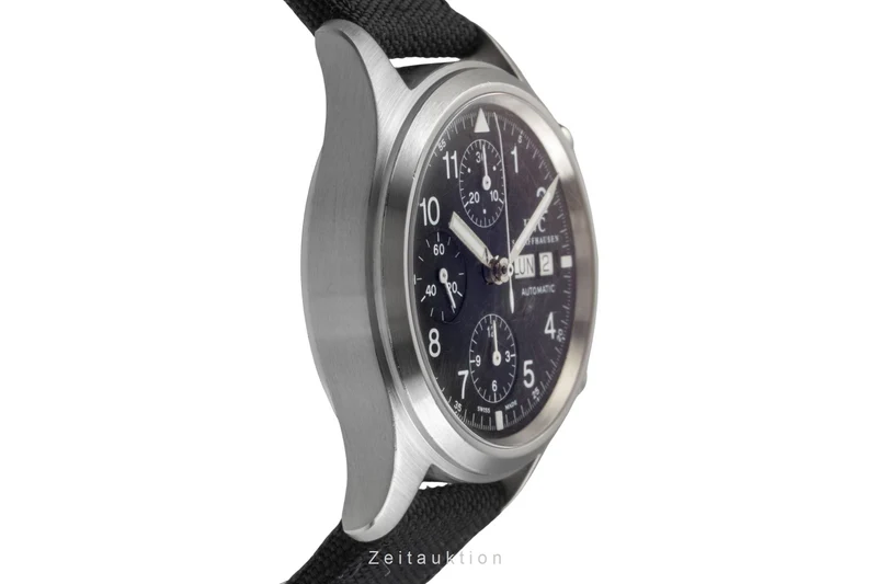 IWC Fliegerchronograph chronograph steel automatic men's watch IW370602 LP: 8300EUR [2502833]