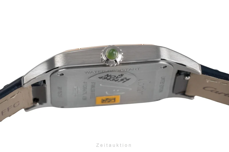 Cartier Santos Dumont steel / gold manual winding men's watch W2SA0027 LP: 10400EUR Limited [2503167]