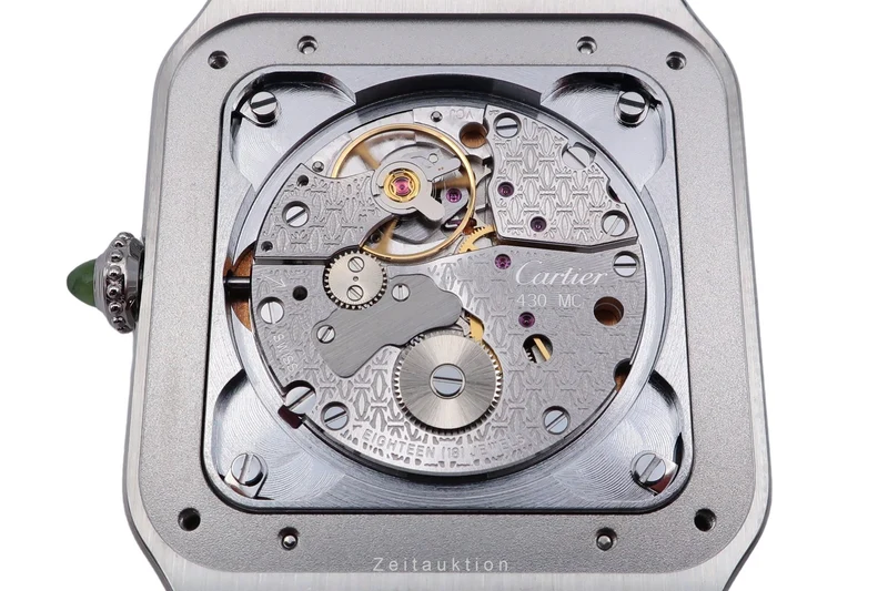 Cartier Santos Dumont steel / gold manual winding men's watch W2SA0027 LP: 10400EUR Limited [2503167]