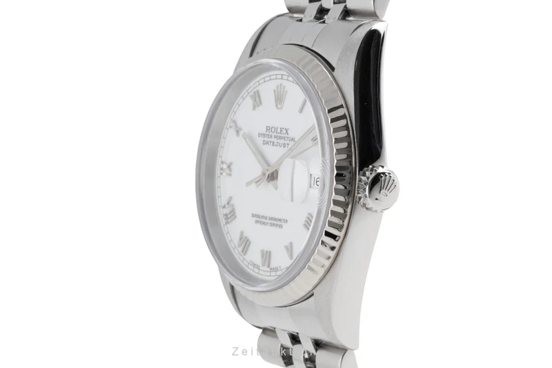 Rolex Datejust steel / white gold automatic men's watch 16234 [2502995]