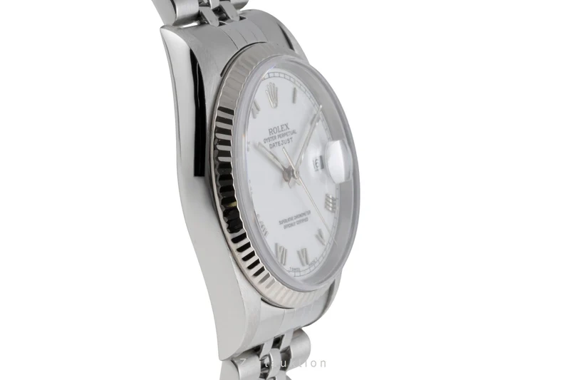 Rolex Datejust steel / white gold automatic men's watch 16234 [2502995]