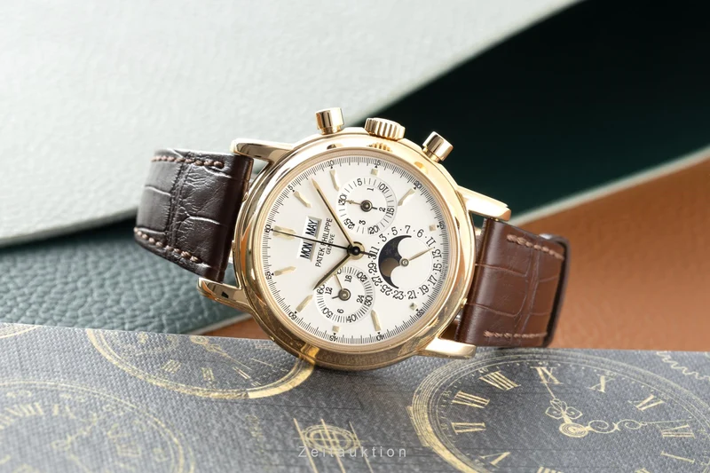 Patek Philippe Perpetual Calendar chronograph 18 ct gold manual winding men's watch 3970/2 [2203229]