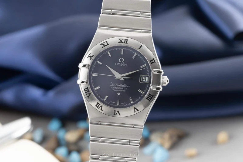 Omega Constellation steel automatic men's watch 1502.40.00 368.1201 LP: 3200EUR [2404632]