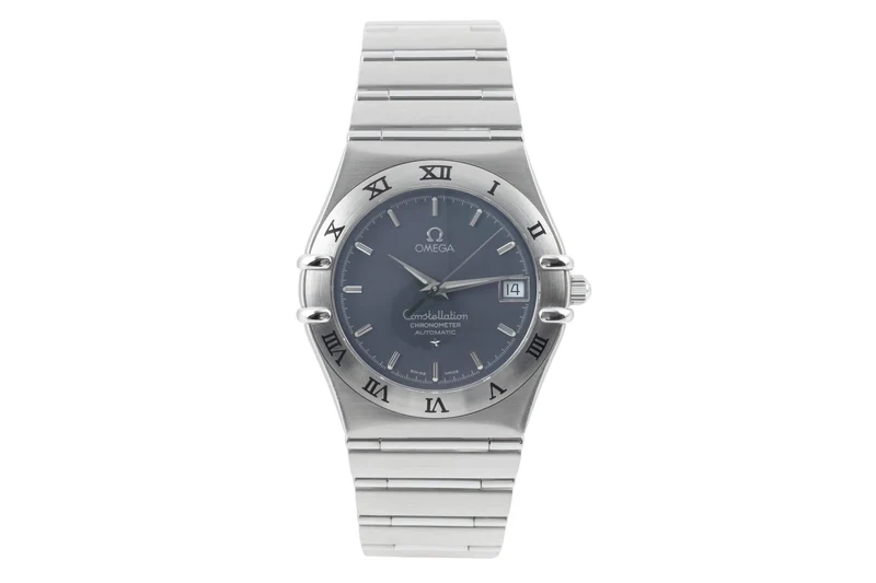 Omega Constellation steel automatic men's watch 1502.40.00 368.1201 LP: 3200EUR [2404632]