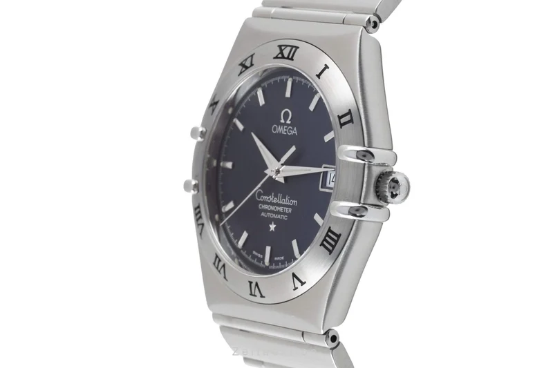 Omega Constellation steel automatic men's watch 1502.40.00 368.1201 LP: 3200EUR [2404632]