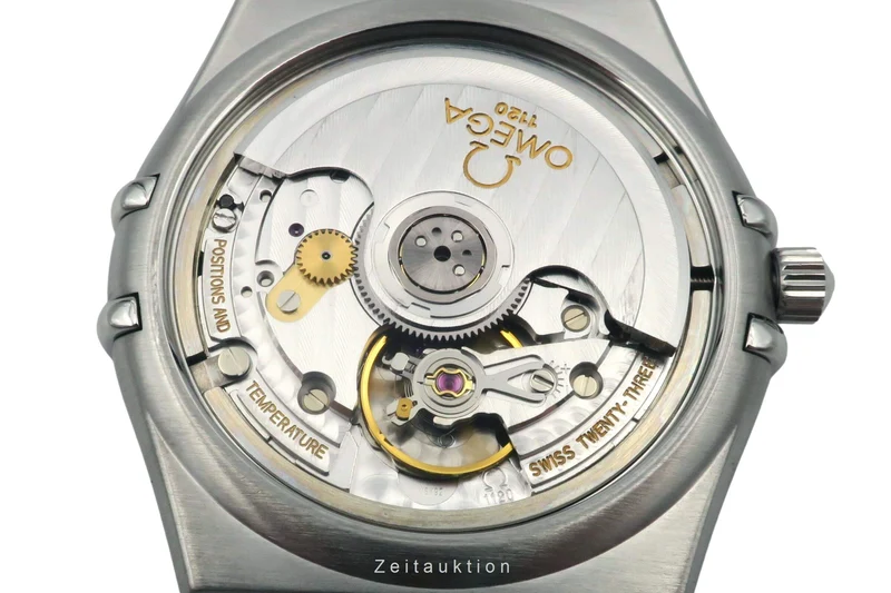 Omega Constellation steel automatic men's watch 1502.40.00 368.1201 LP: 3200EUR [2404632]