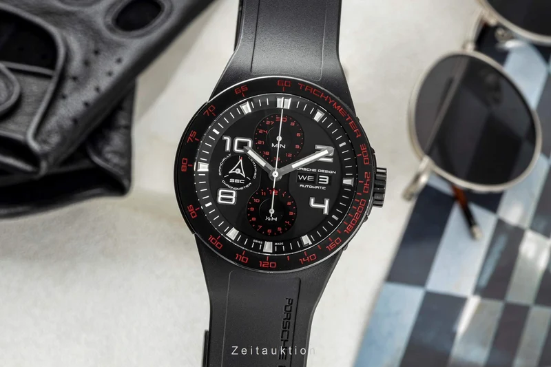 Porsche Design Flat Six steel automatic men's watch P6340 [2403543]