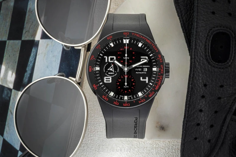 Porsche Design Flat Six steel automatic men's watch P6340 [2403543]