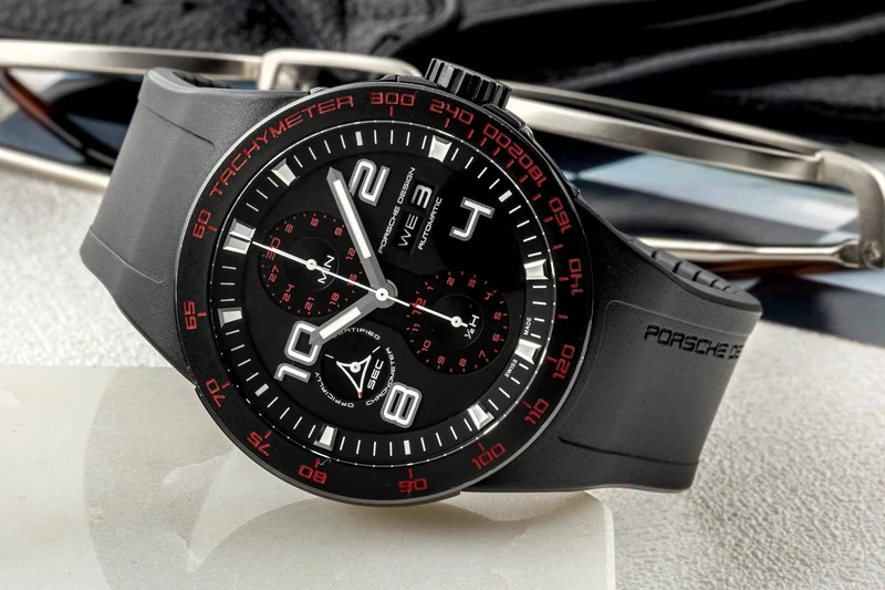 Porsche Design Flat Six steel automatic men's watch P6340 [2403543]
