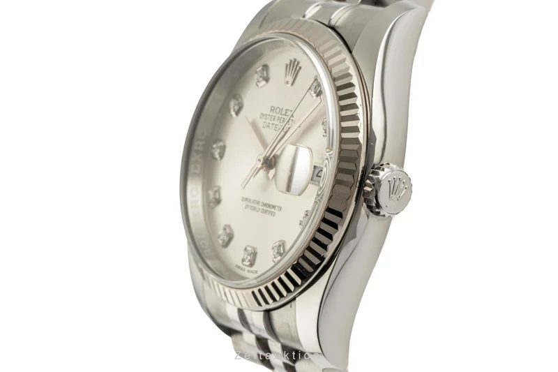 Rolex Datejust steel / white gold automatic men's watch 116234 LP: 10700EUR [2305720]
