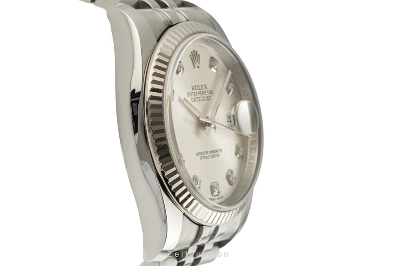 Rolex Datejust steel / white gold automatic men's watch 116234 LP: 10700EUR [2305720]