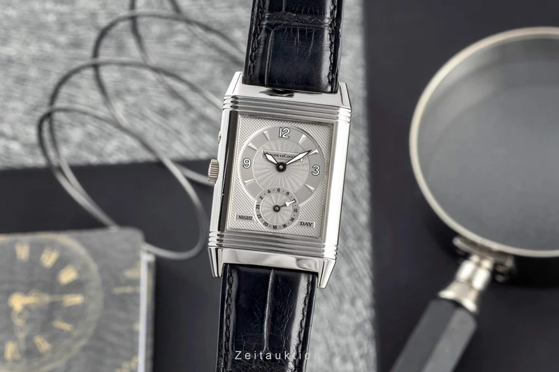 Jaeger LeCoultre Reverso 18 ct white gold manual winding men's watch Q2723440 270.3.54 LP: 26800EUR [2401374]
