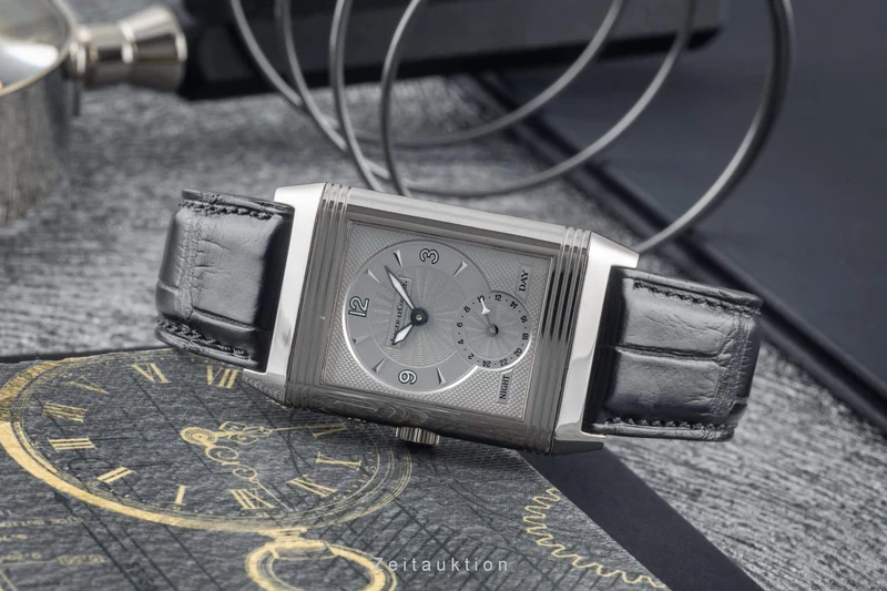 Jaeger LeCoultre Reverso 18 ct white gold manual winding men's watch Q2723440 270.3.54 LP: 26800EUR [2401374]