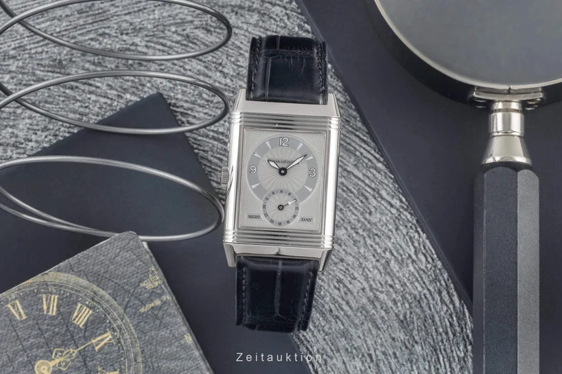 Jaeger LeCoultre Reverso 18 ct white gold manual winding men's watch Q2723440 270.3.54 LP: 26800EUR [2401374]