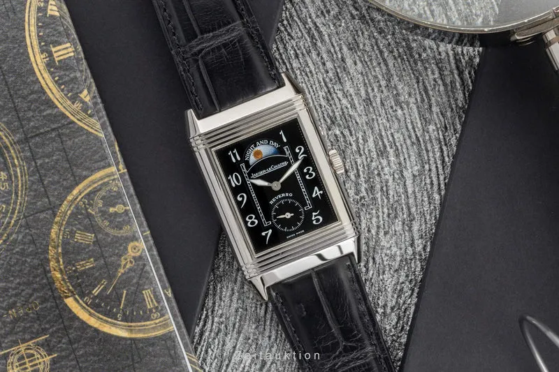 Jaeger LeCoultre Reverso 18 ct white gold manual winding men's watch Q2723440 270.3.54 LP: 26800EUR [2401374]