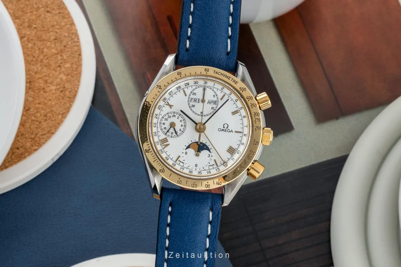 Omega Speedmaster chronograph steel / gold automatic men's watch 3330.20.00 [2401164]