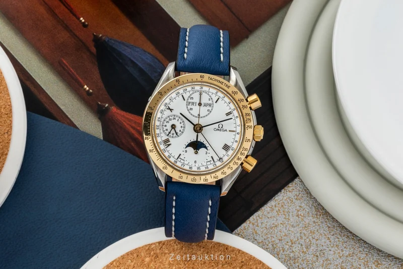 Omega Speedmaster chronograph steel / gold automatic men's watch 3330.20.00 [2401164]