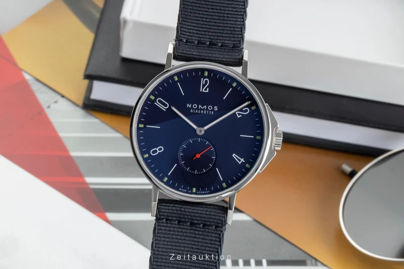 Nomos Ahoi steel automatic men's watch 557 LP: 3340EUR [2401144]