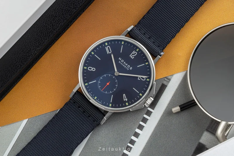 Nomos Ahoi steel automatic men's watch 557 LP: 3340EUR [2401144]