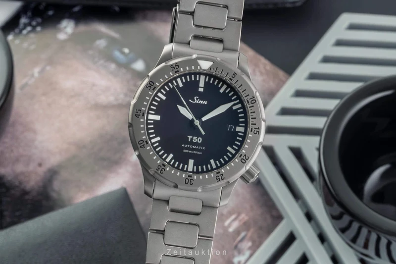 Sinn T50 titanium automatic men's watch 1052.010 LP: 3340EUR [2404248]