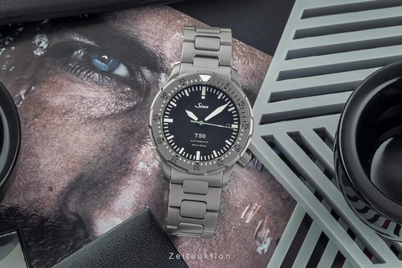 Sinn T50 titanium automatic men's watch 1052.010 LP: 3340EUR [2404248]