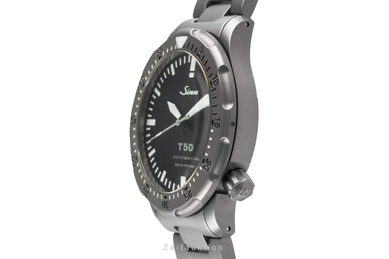 Sinn T50 titanium automatic men's watch 1052.010 LP: 3340EUR [2404248]