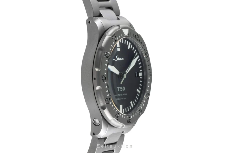 Sinn T50 titanium automatic men's watch 1052.010 LP: 3340EUR [2404248]