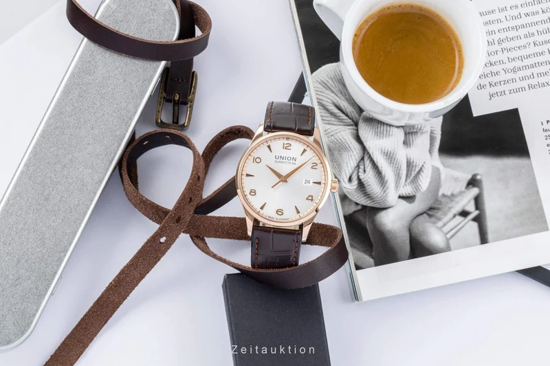 Union Glashütte Noramis 18 ct gold automatic men's watch D900.407.76.037.01 LP: 6900EUR [2404220]