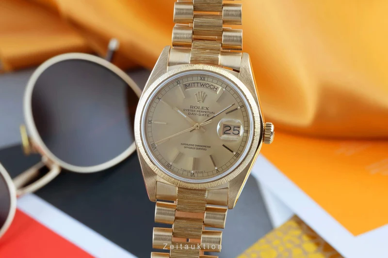 Rolex Day-Date 18 ct gold automatic men's watch 18078 [2404138]