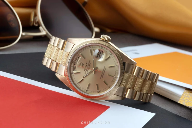 Rolex Day-Date 18 ct gold automatic men's watch 18078 [2404138]