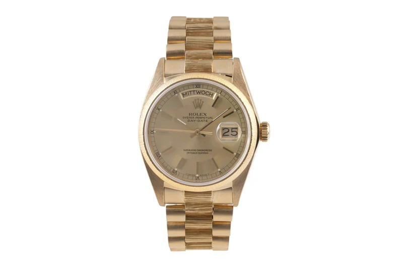 Rolex Day-Date 18 ct gold automatic men's watch 18078 [2404138]