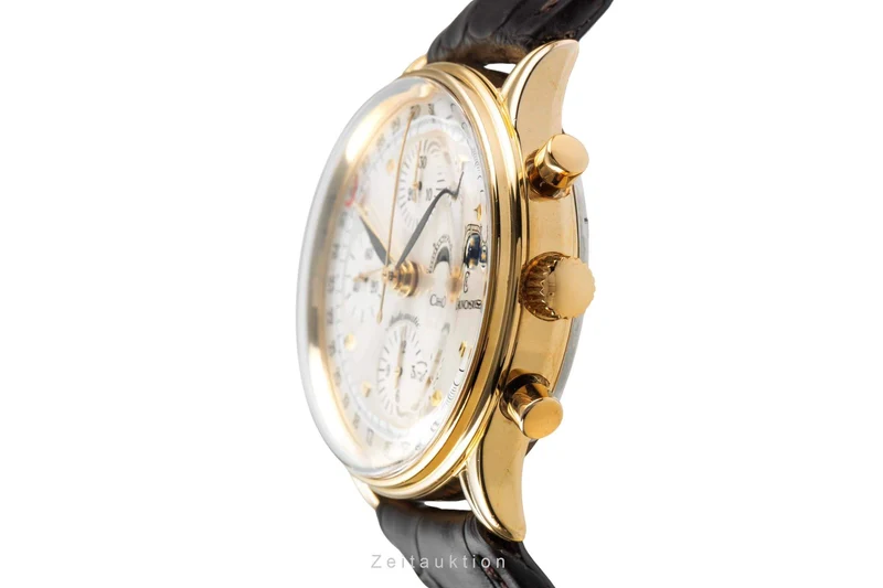 Chronoswiss Lunar chronograph gilt-brass automatic men's watch 77990 [2404051]
