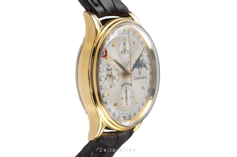 Chronoswiss Lunar chronograph gilt-brass automatic men's watch 77990 [2404051]