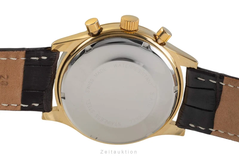 Chronoswiss Lunar chronograph gilt-brass automatic men's watch 77990 [2404051]