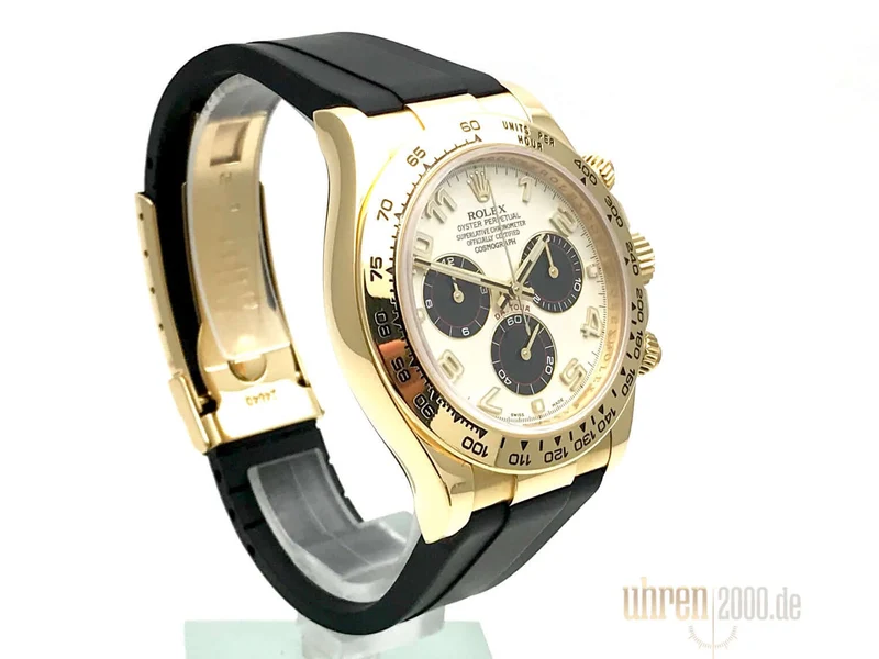 Rolex Cosmograph Daytona 116518 Gelbgold - Rubber aus 2010 LC100