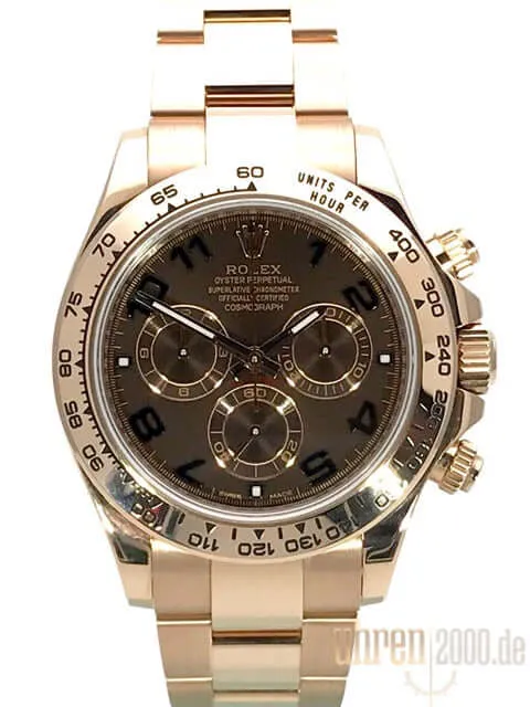 Rolex Cosmograph Daytona 116505 Everose-Gold Choco aus 2016 LC100