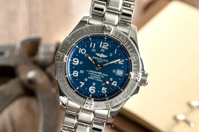 Breitling Superocean steel automatic men's watch A17360 LP: 3950EUR [2200049]