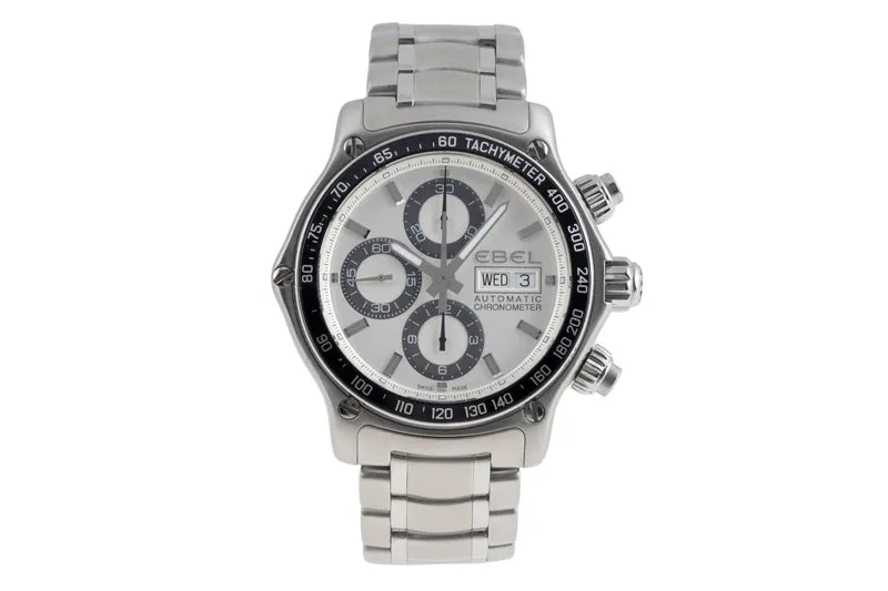 Ebel Discovery chronograph steel automatic men's watch E9750L62 [2502955]