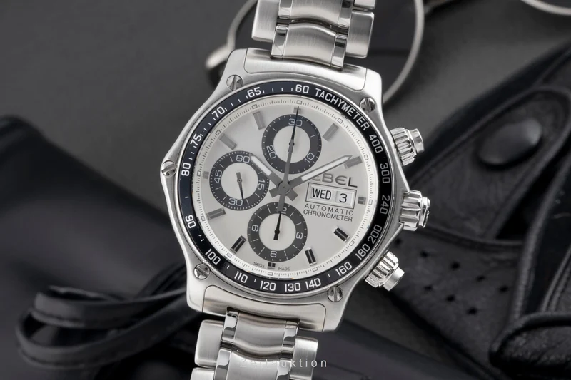 Ebel Discovery chronograph steel automatic men's watch E9750L62 [2502955]