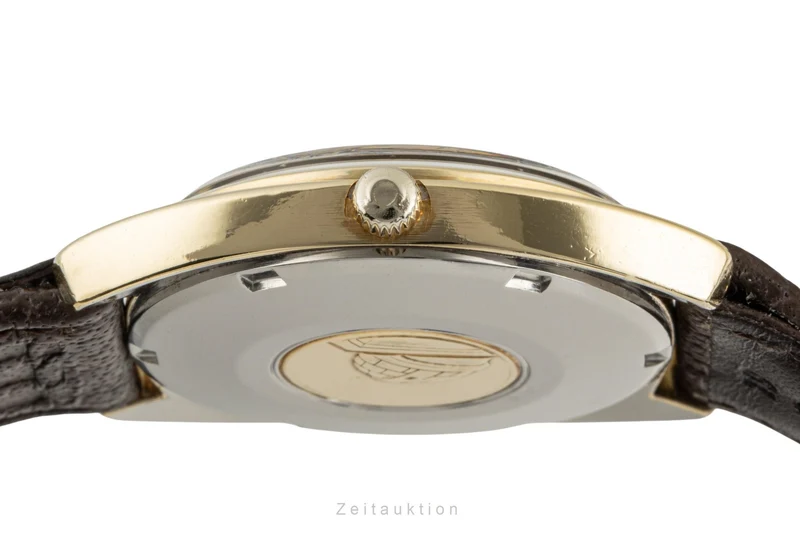 Omega Constellation gilt / steel automatic men's watch 168.017 Vintage [2400058]