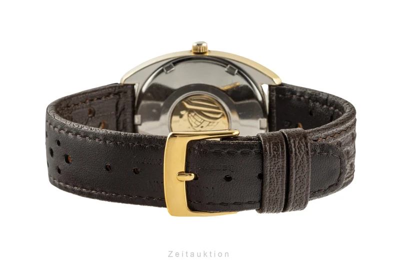 Omega Constellation gilt / steel automatic men's watch 168.017 Vintage [2400058]