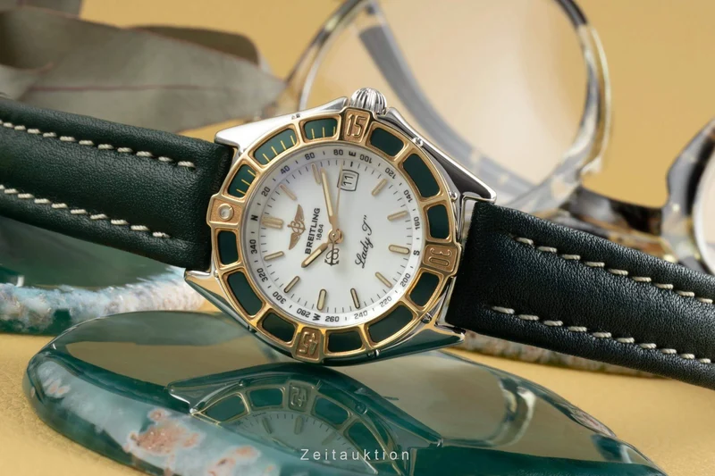Breitling Lady J steel / gold quartz women's watch D52065 [2402386]