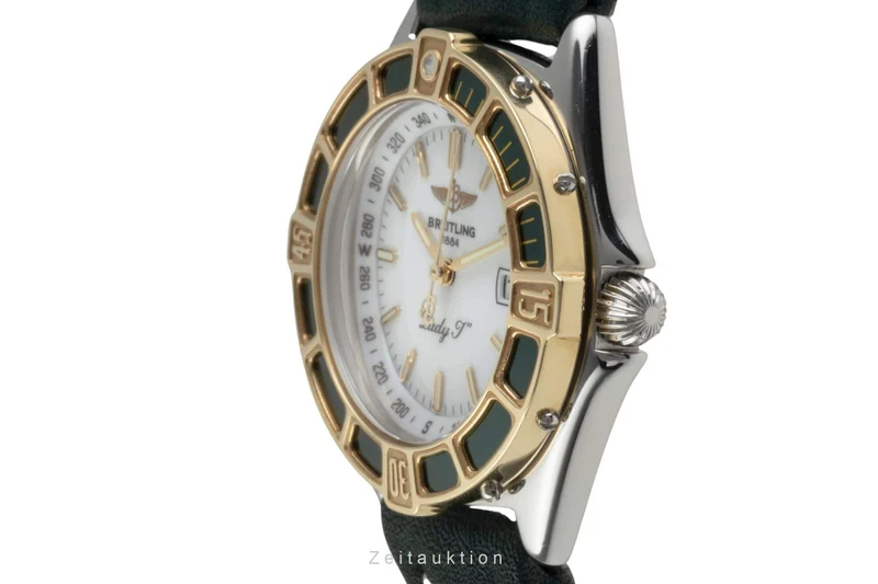 Breitling Lady J steel / gold quartz women's watch D52065 [2402386]