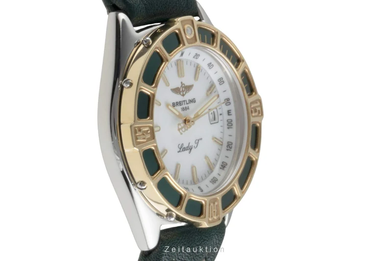 Breitling Lady J steel / gold quartz women's watch D52065 [2402386]